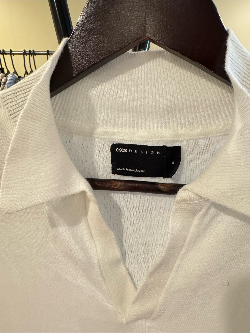 ASOS Open-Collar Knit Polo - Picture 2 of 3